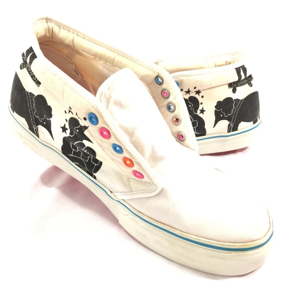 Vans x Parra Chukka Skate Shoes Signed RARE PRINT